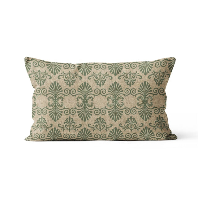 Gorgeous Vintage Floral Linen Cushion Covers - 12in x 20in