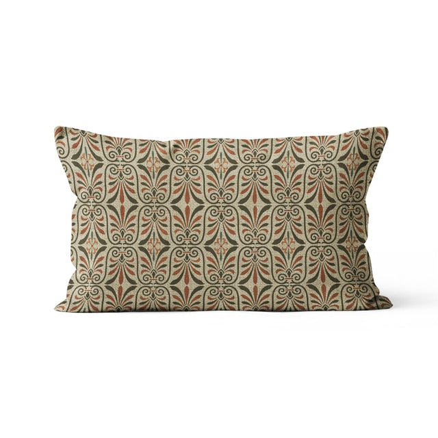 Gorgeous Vintage Floral Linen Cushion Covers - 12in x 20in