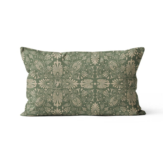 Gorgeous Vintage Floral Linen Cushion Covers - 12in x 20in