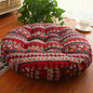 Red Boho Pattern Round Floor Poufs - 2 Sizes & 2 Designs