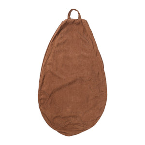 Brown Soft Thin Lined Corduroy Bean Bag Covers