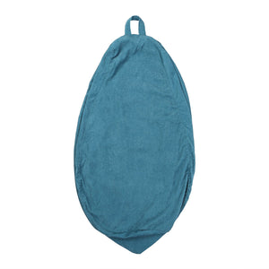 Turquoise Soft Thin Lined Corduroy Bean Bag Covers