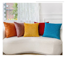 Velvet Style Cushion Covers With Textured Shell Pattern - 18in x 18in