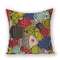 Retro Vintage Colourful Fish Cushion Covers