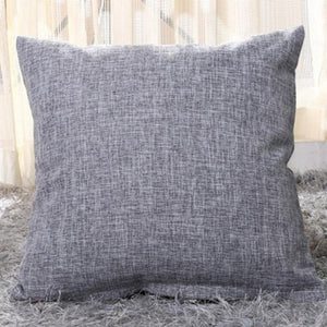Scandinavian Cotton Linen Cushion Cover grey