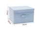 Cotton Linen Storage Boxes With Lid - 2 Sizes & Different Colours