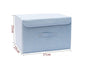 Cotton Linen Storage Boxes With Lid - 2 Sizes & Different Colours