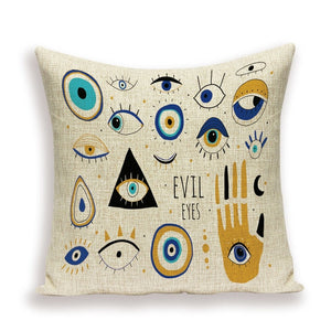 Abstract Art Shapes & Eye Cushion Covers