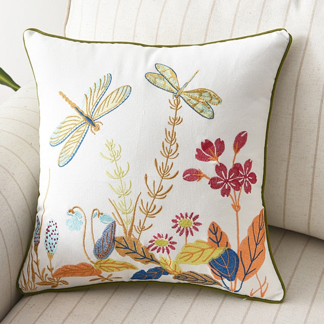 Beautiful Country Style Butterfly Cushion Covers