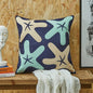 Starfish Seaside Navy & Mint Green Embroidery Cushion Covers