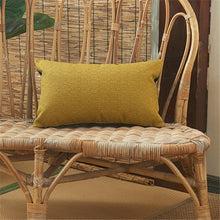 Stylish Plaid Linen Cushion Covers With Dutch Velvet Back