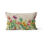 Beautiful Linen Cushion Covers With Spring Flowers 30cm x 50cm