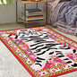 Tiger Print Persian Style Living Room / Bedroom Rugs - 100cm x 160cm