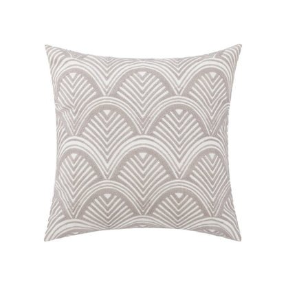 Grey Scandi Plant & Fauna Embroidery Cushion Covers