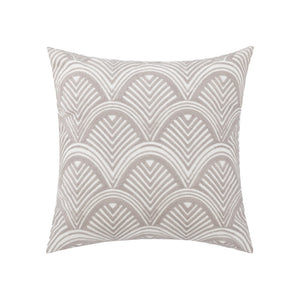 Grey Scandi Plant & Fauna Embroidery Cushion Covers
