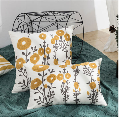 Scandi Plant & Fauna Embroidery Cushion Covers