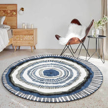 Abstract Fossil Pattern Round Rugs