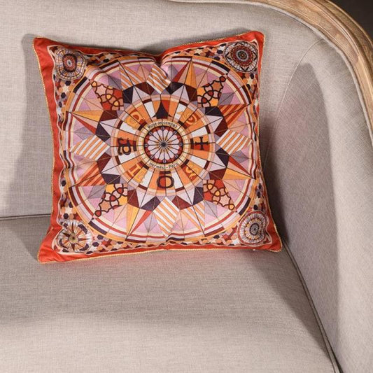 Luxury Velvet & Jacquard Cushion Covers - Kaleidoscope