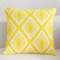 Scandinavian embroidery cushion cover - yellow - Diamond - Indimode