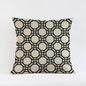 Nordic Black / Navy & Cream Geometric Cushion Covers