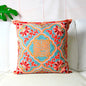 Colourful Ethnic Floral Embroidery Cushion Covers 18in x 18in